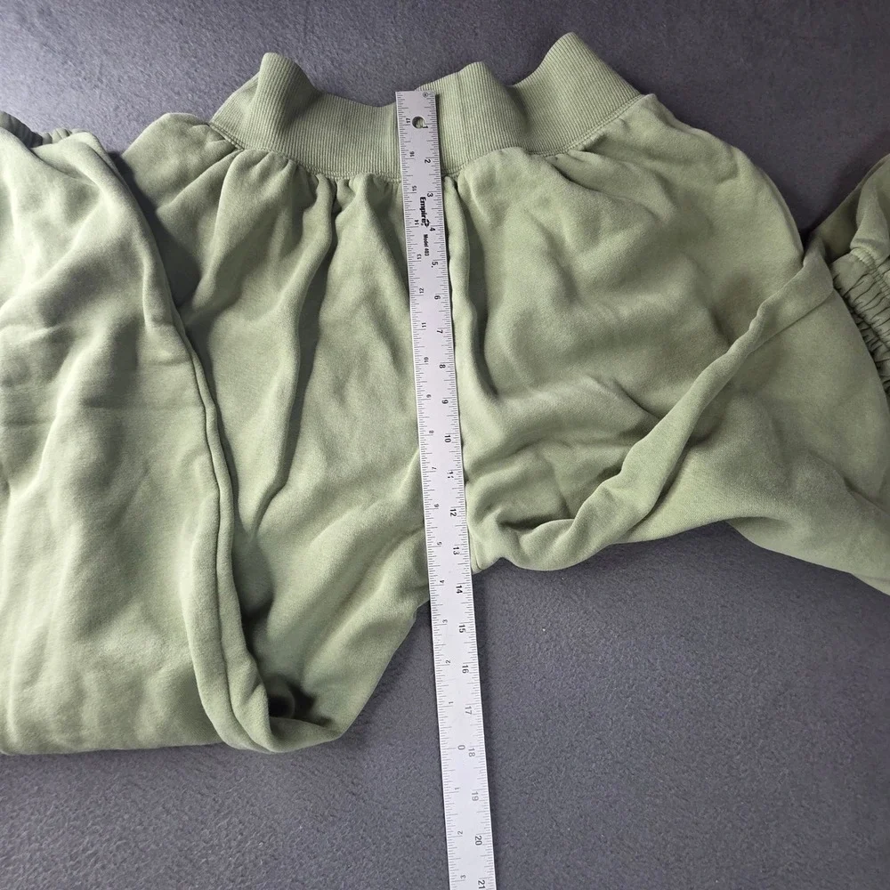 Nike Mens Sage Green Fleece Joggers Embroidered Swoosh Sweatpants Small